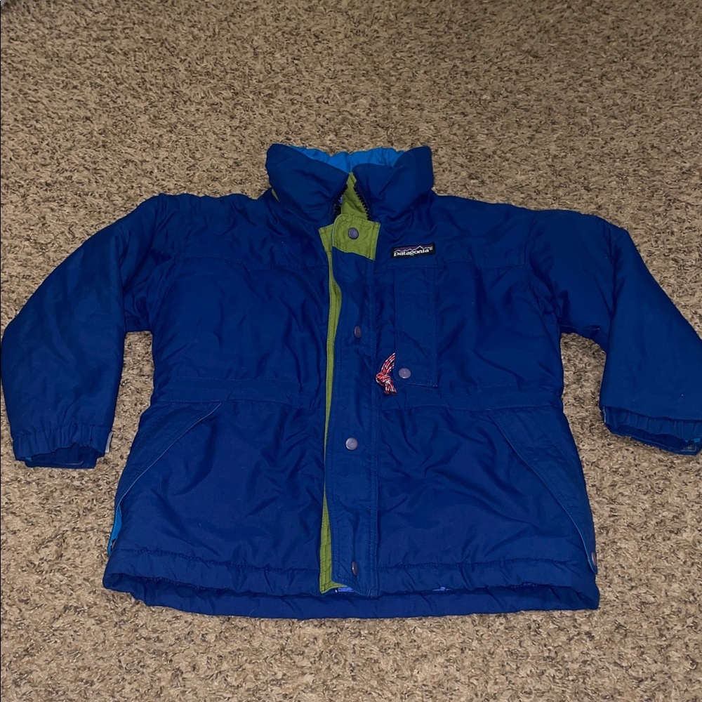 Patagonia Vintage Kids Blue Jacket